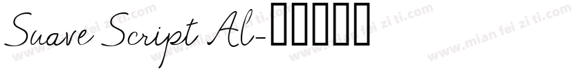 Suave Script Al字体转换